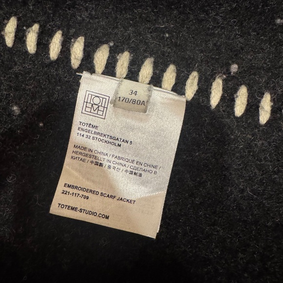 Toteme Scarf Jacket - Picture 8 of 9